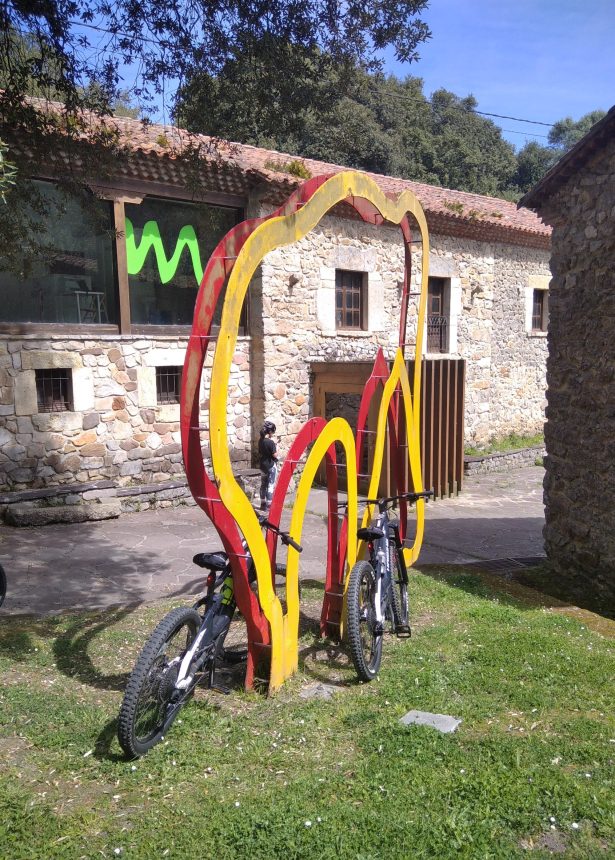 Paisaje Asturias Bici