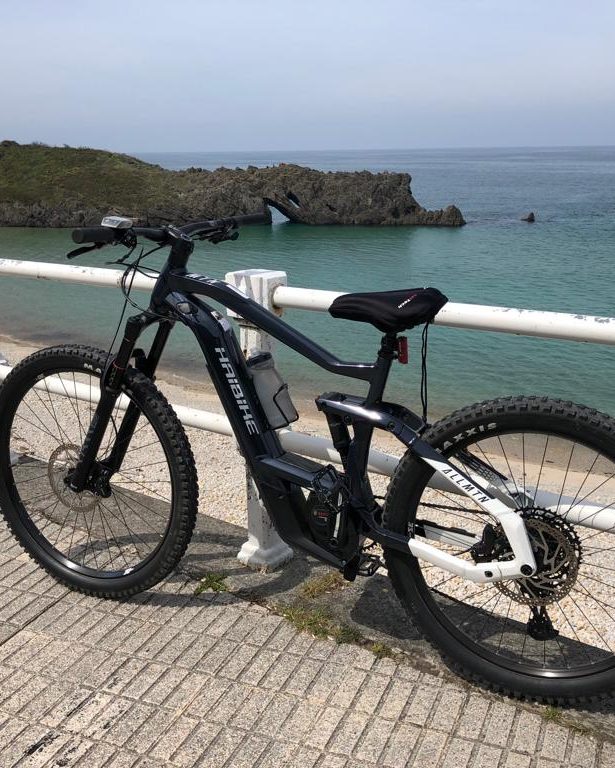 Paisaje Asturias Bicicleta